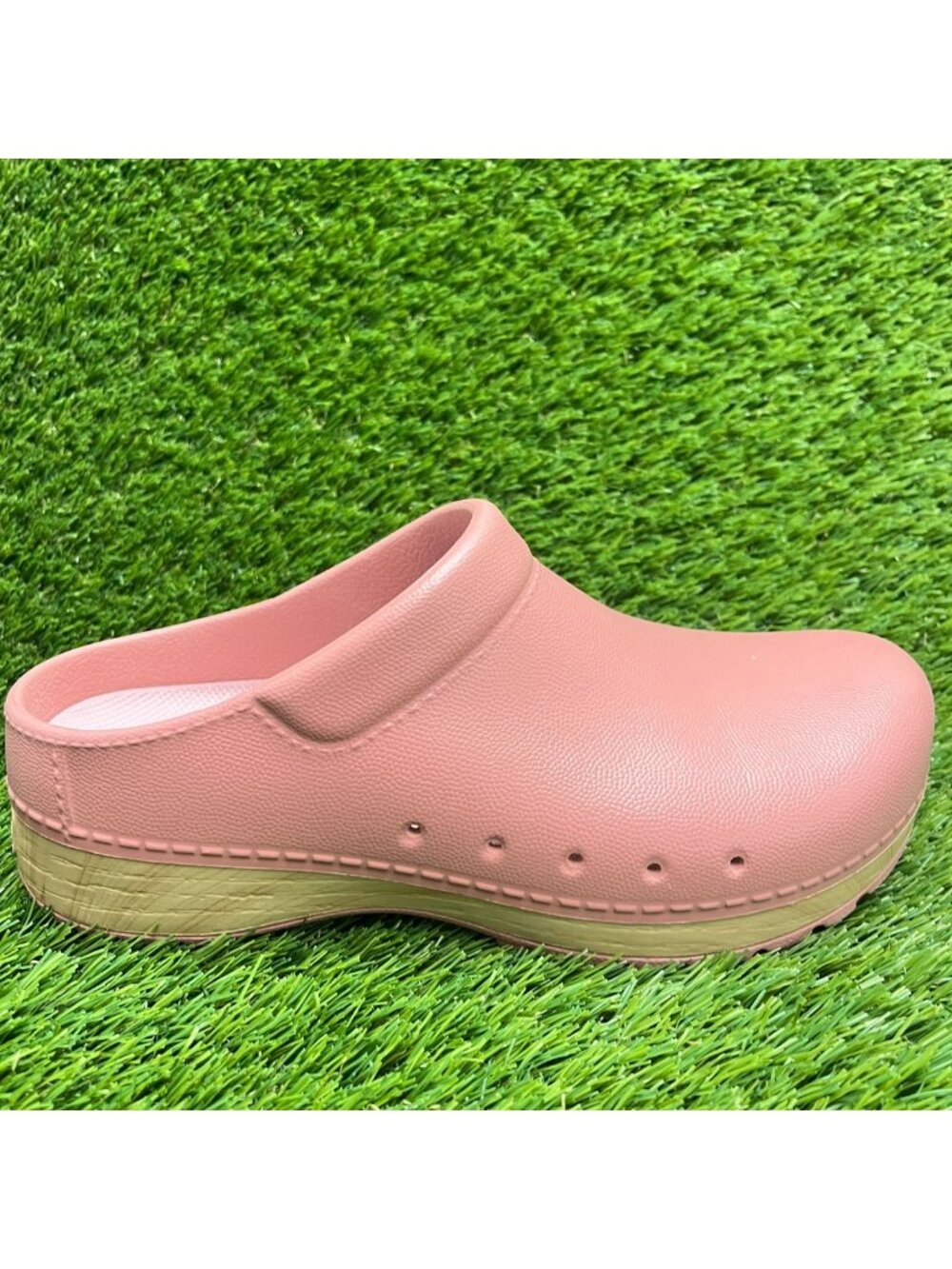 Dansko Kane Womens Size 7.5 Pink Casual Classic Comfort Slip-On Clogs Mule Shoes